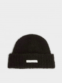 Шапки и кепки Calvin Klein Satin Label Wool-Blend Beanie модель K60K611161-BAX Фото