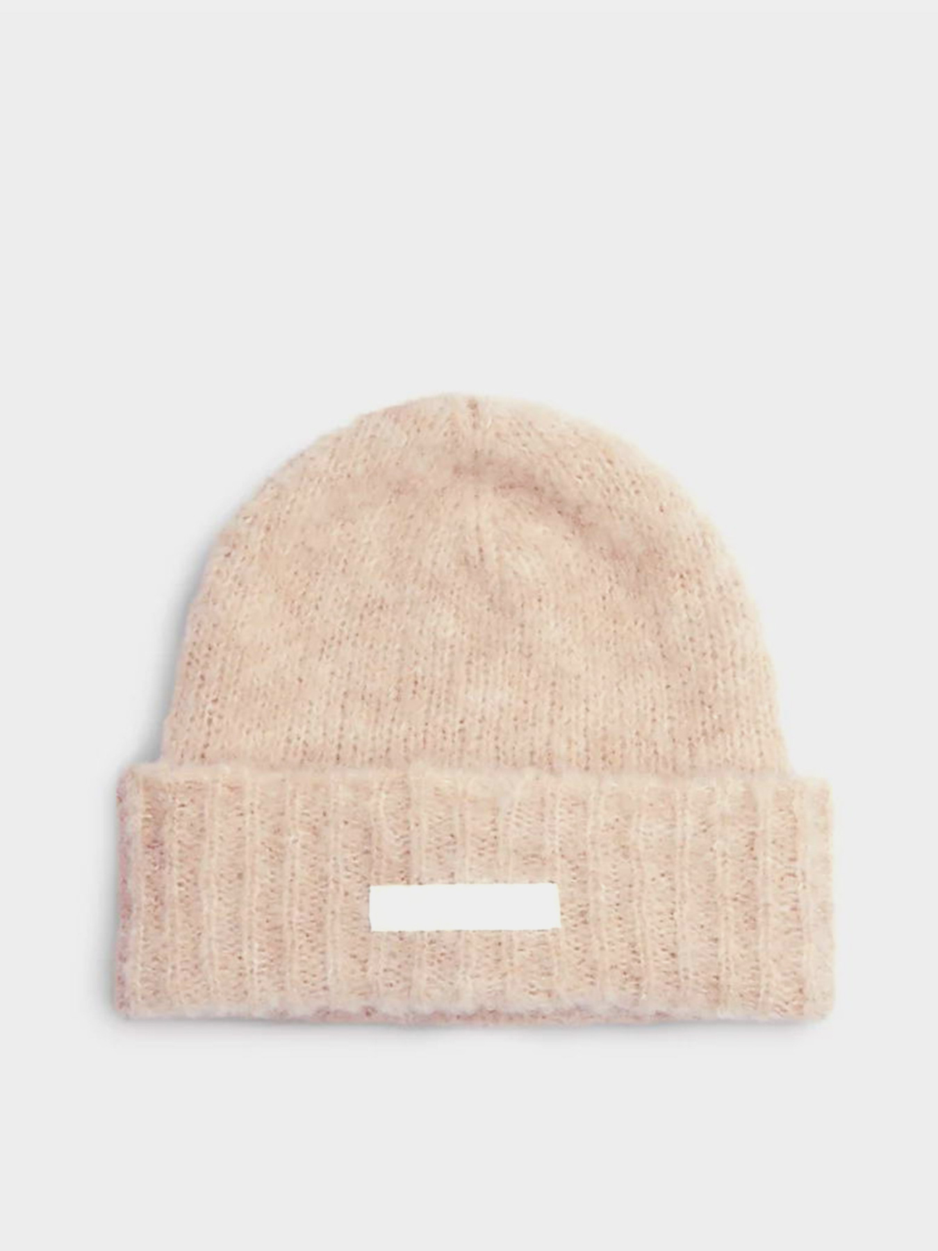 Шапки та кепки Calvin Klein Satin Label Wool-Blend Beanie модель K60K611161-PBP Фото