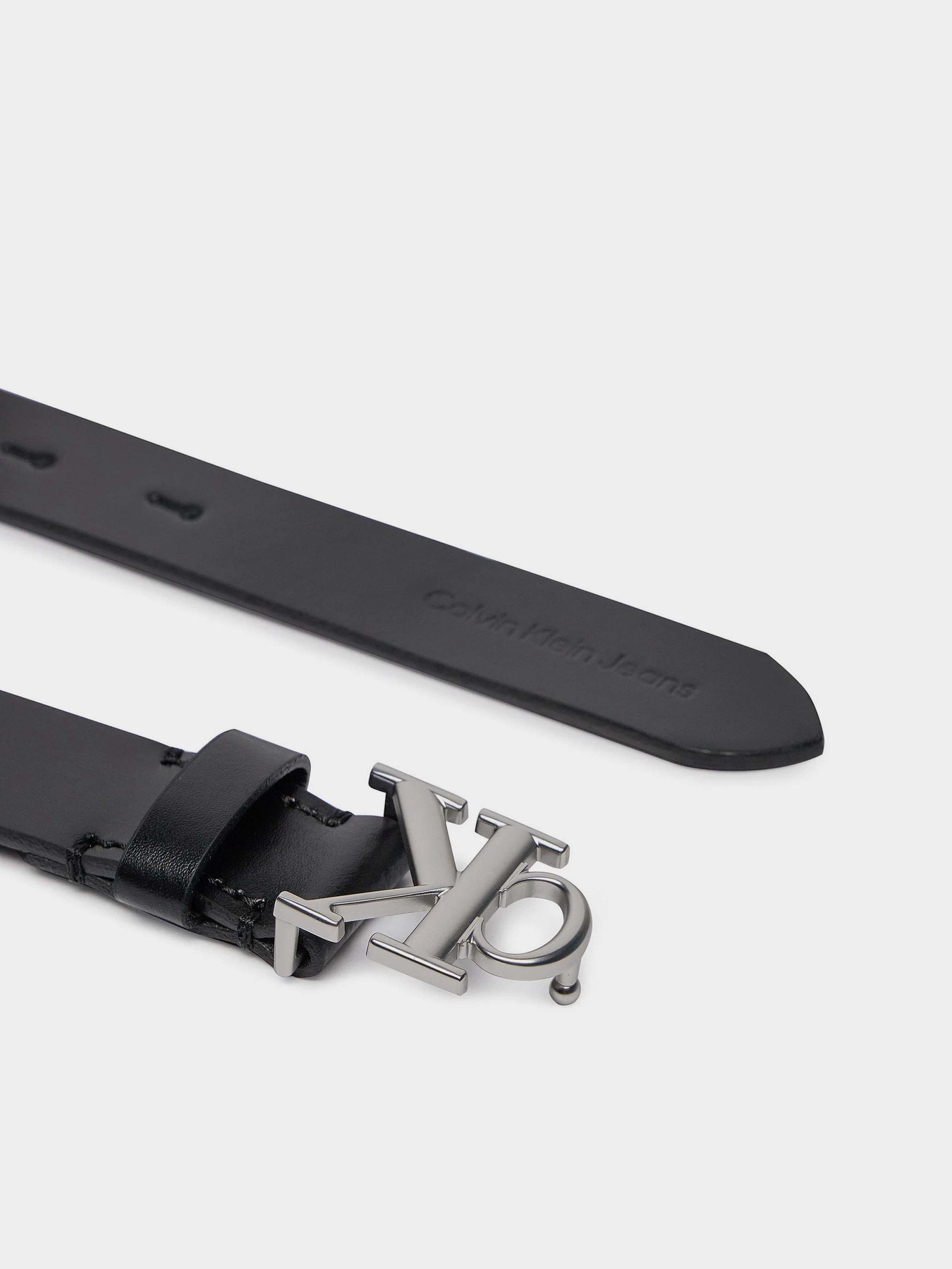 Ремені Calvin Klein Round Mono Plaque Lthr Belt 25Mm модель K60K611988-BEH Фото