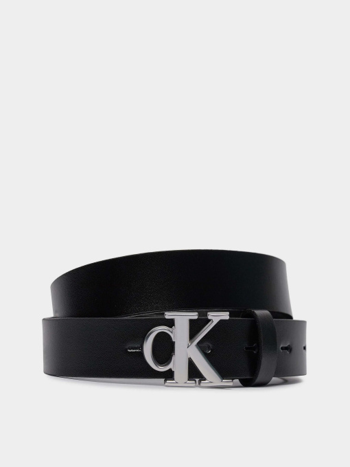 Ремені Calvin Klein Round Mono Plaque Lthr Belt 25Mm модель K60K611988-BEH Фото