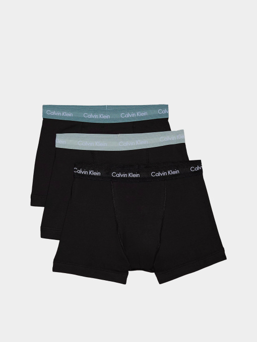 Нижнее белье Calvin Klein Underwear 3 Pack Trunks - Cotton Stretch модель 0000U2662G-Q3R Фото