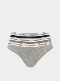 Нижнее белье Calvin Klein Underwear Thong 3Pk модель 000QD5209E-PZ7 Фото