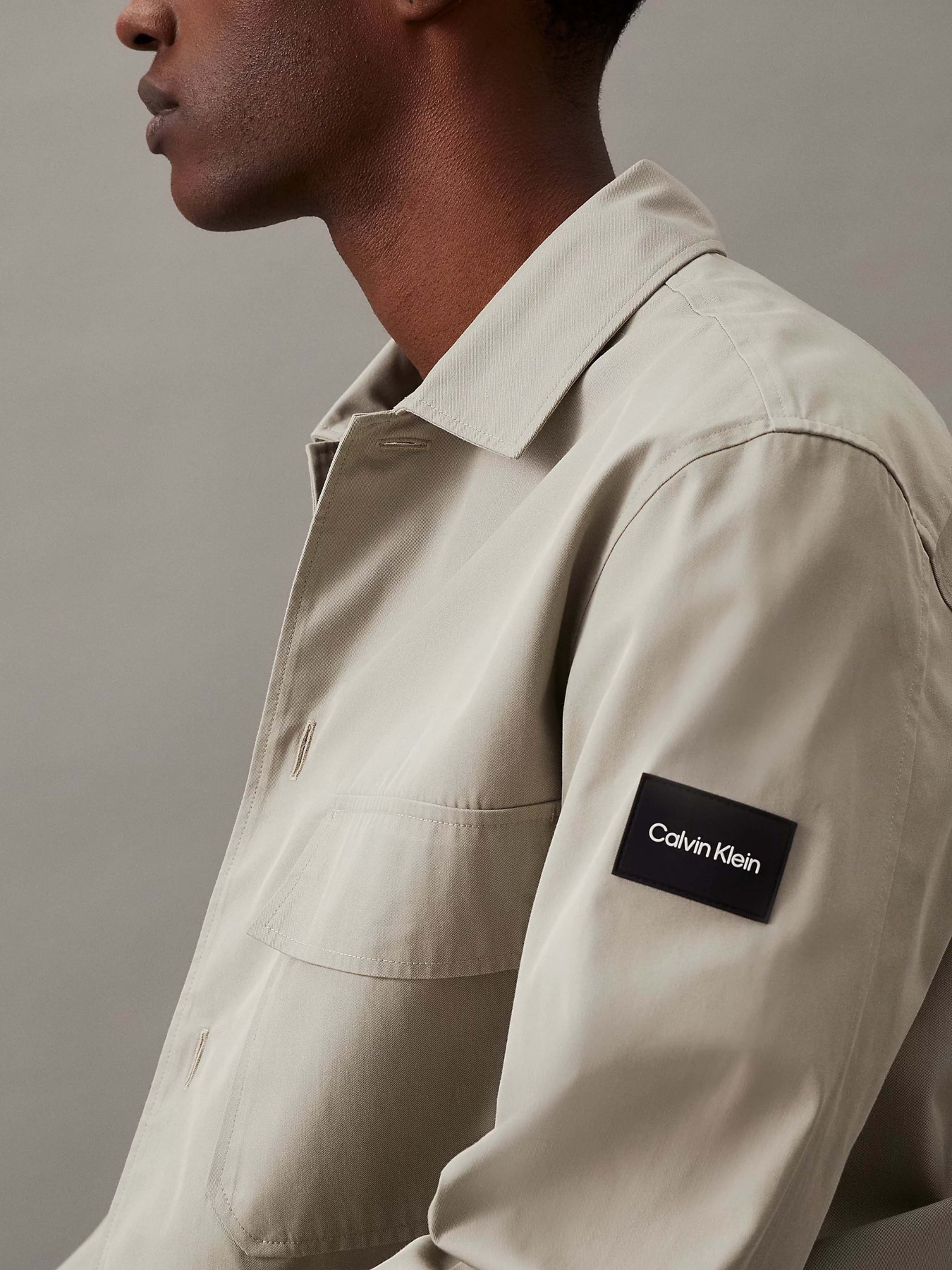 Рубашки Calvin Klein Cotton Nylon Overshirt модель K10K109920-PC7 Фото