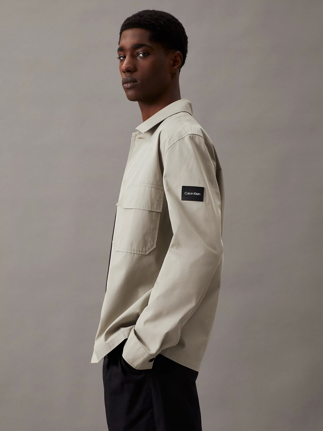 Рубашки Calvin Klein Cotton Nylon Overshirt модель K10K109920-PC7 Фото