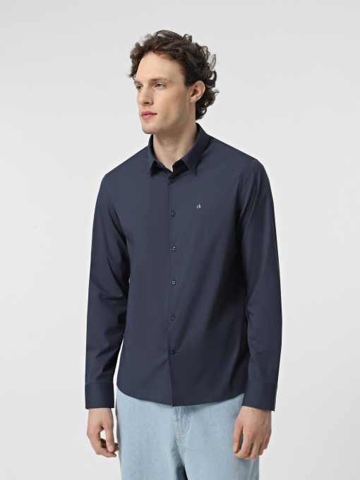 Сорочки Calvin Klein Stretch Poplin Slim модель K10K110856-PPK Фото