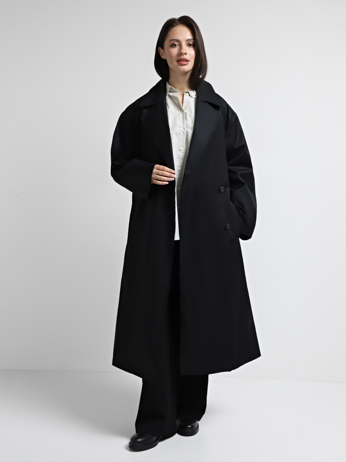 Пальто и плащи Calvin Klein модель 00040WL546-UB1 Пальто и плащи Calvin Klein модель 00040WL546-UB1 Фото
