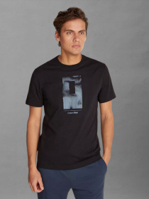 Футболки и поло Calvin Klein Vertical Lines Graphic модель K10K113588-BEH Фото