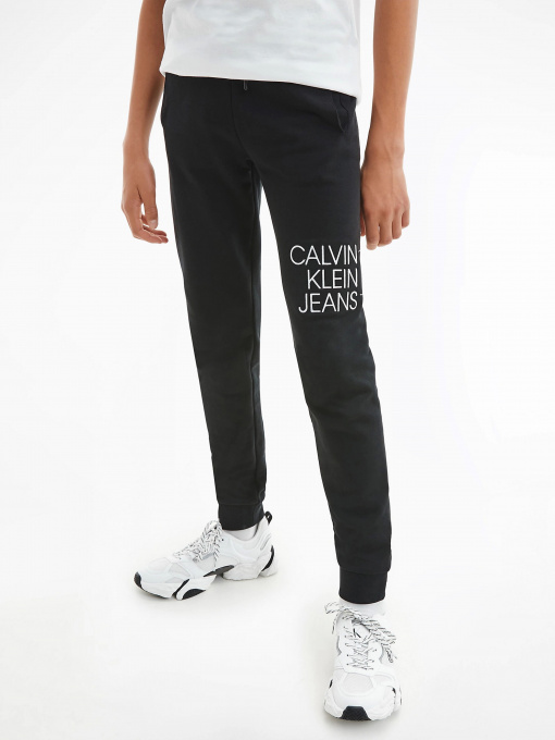 Штани Calvin Klein Hybrid Logo модель IB0IB00780-BEH Фото