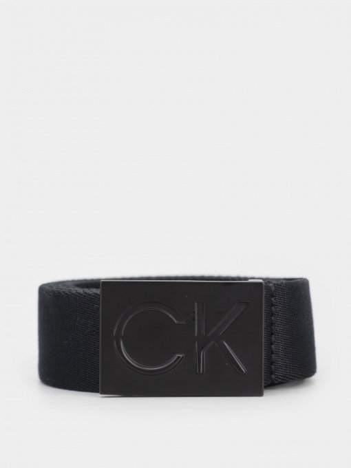 Ремені Calvin Klein Inkleined Plaque Webbing модель K50K508155_BAX Фото