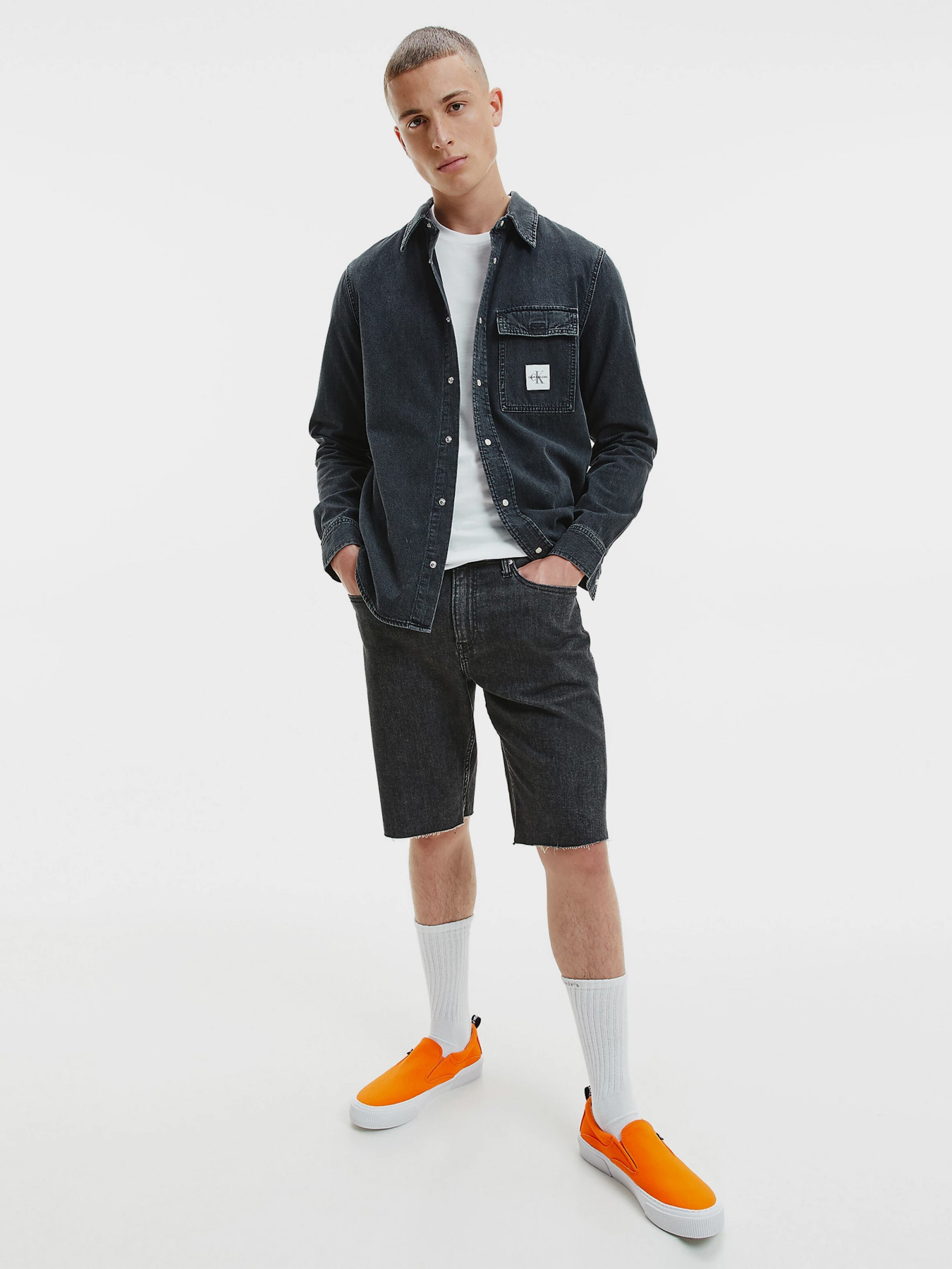Сліпони та мокасини Calvin Klein модель YM0YM00024-SEA Сліпони та мокасини Calvin Klein модель YM0YM00024-SEA Фото