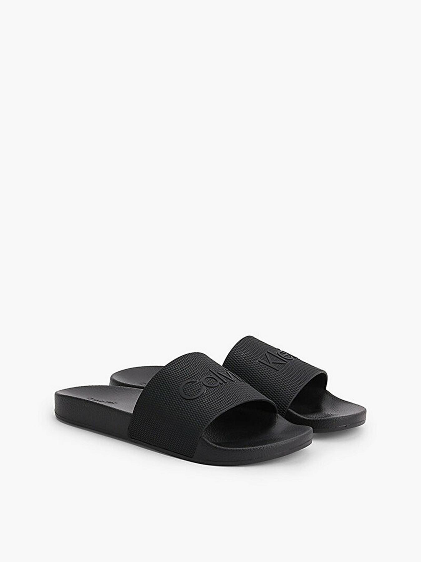 Шлёпанцы Calvin Klein Pool Slide Rubber модель HM0HM00636-BEH Фото
