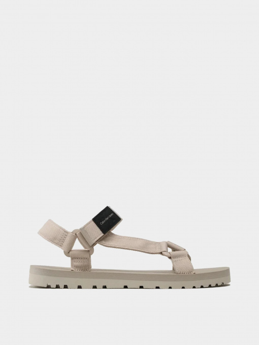 Сандалии Calvin Klein Prefresato Webbing Strap Badge модель YM0YM00639-ACF Фото