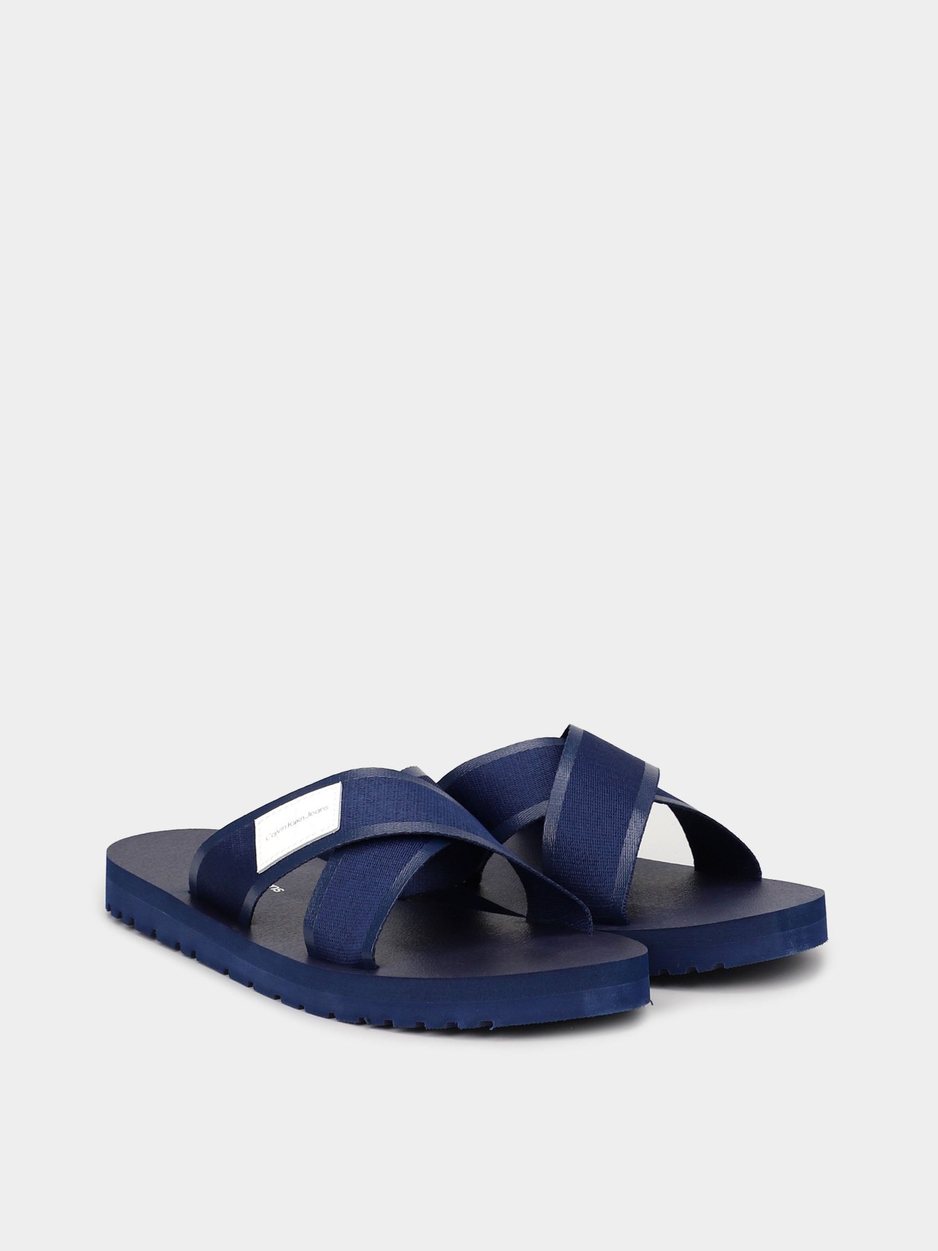 Шльопанці Calvin Klein Crisscros Badge модель YM0YM00641-C7I Фото