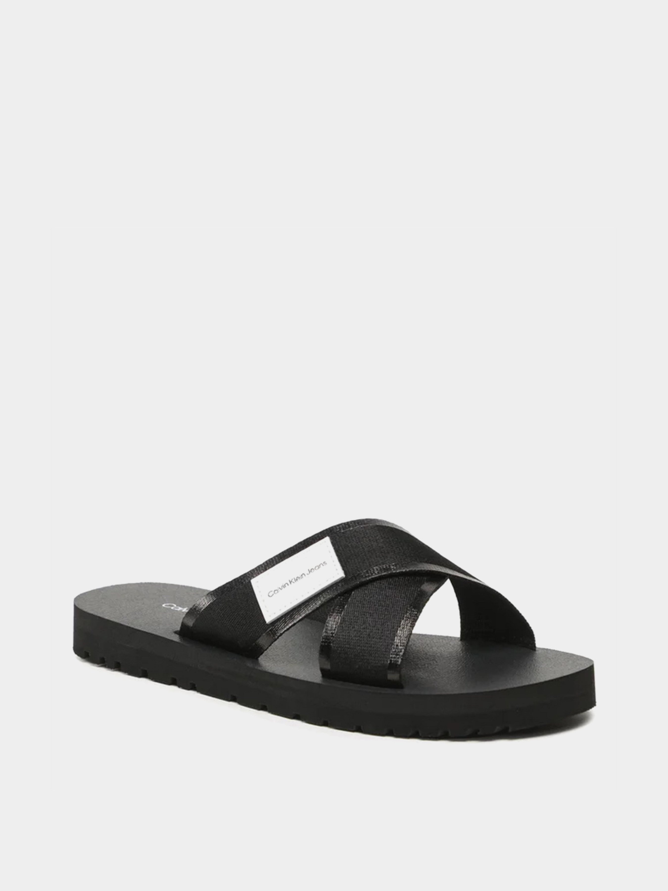 Шлёпанцы Calvin Klein Crisscros Badge модель YM0YM00641-BDS Фото