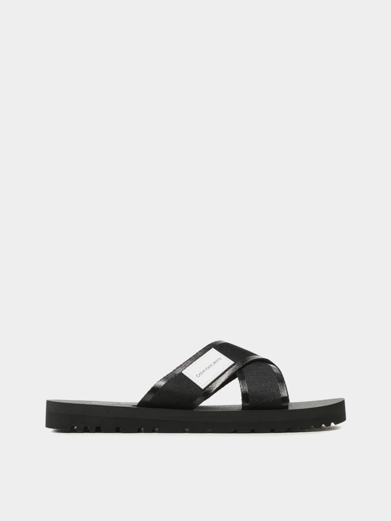 Шлёпанцы Calvin Klein Crisscros Badge модель YM0YM00641-BDS Фото