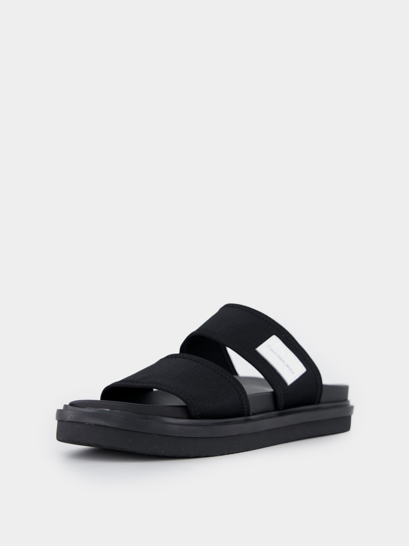 Шлёпанцы Calvin Klein Sandal Doublebar Badge модель YM0YM00642-BDS Фото
