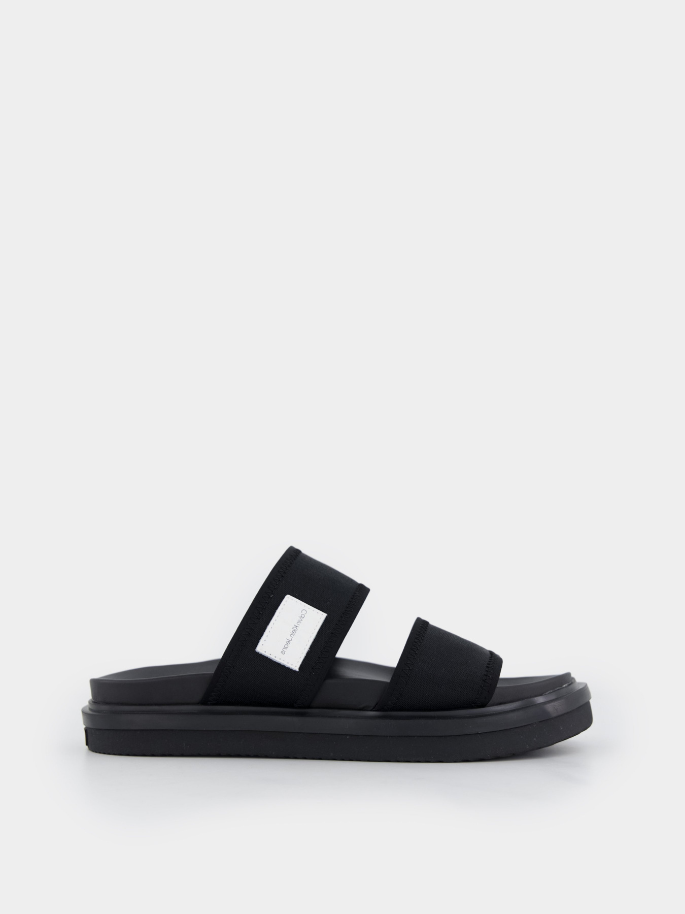 Шлёпанцы Calvin Klein Sandal Doublebar Badge модель YM0YM00642-BDS Фото