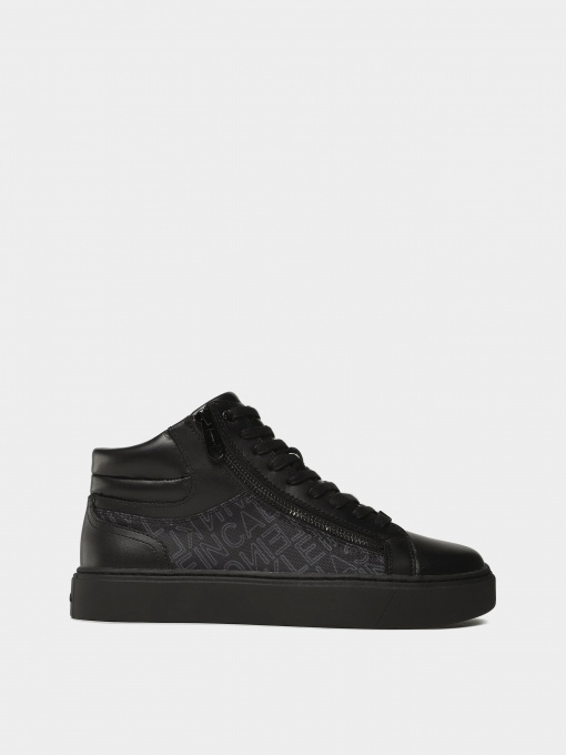 Кеди Calvin Klein High Top Lace Up W/Zip Mono модель HM0HM01046-0GK Фото