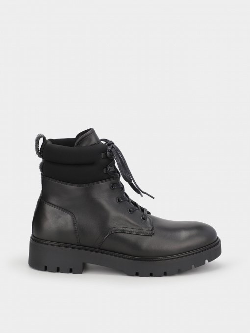 Черевики та чоботи Calvin Klein Combat Mid Laceup Boot Lth модель YM0YM00832-BEH Фото