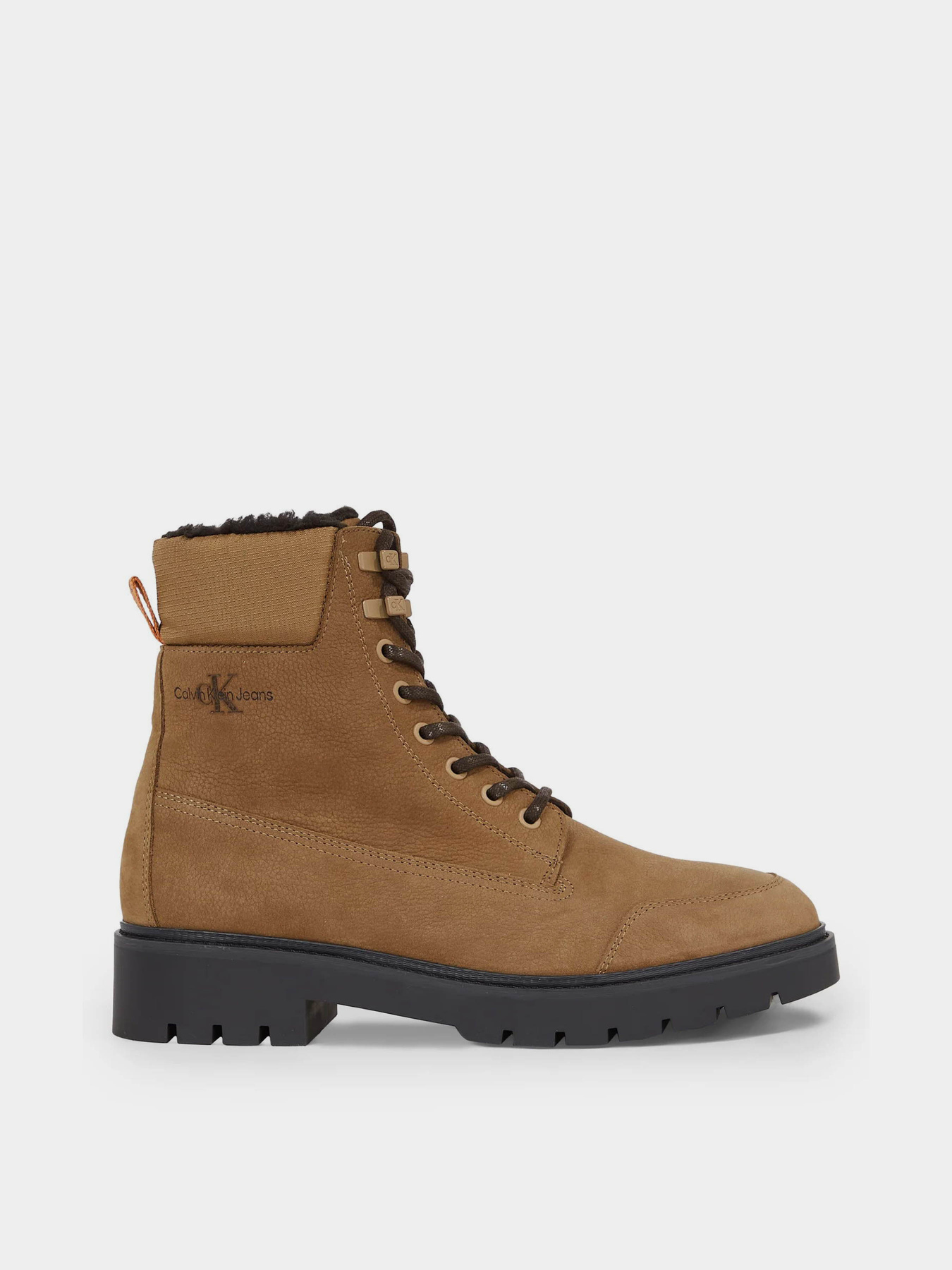 Черевики та чоботи Calvin Klein Combat Mid Laceup Wl Suede модель YM0YM00765-0HD Черевики та чоботи Calvin Klein Combat Mid Laceup Wl Suede модель YM0YM00765-0HD Фото