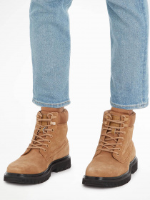 Ботинки и сапоги Calvin Klein Eva Mid Laceup Boot Suede модель YM0YM00802-0HD Фото
