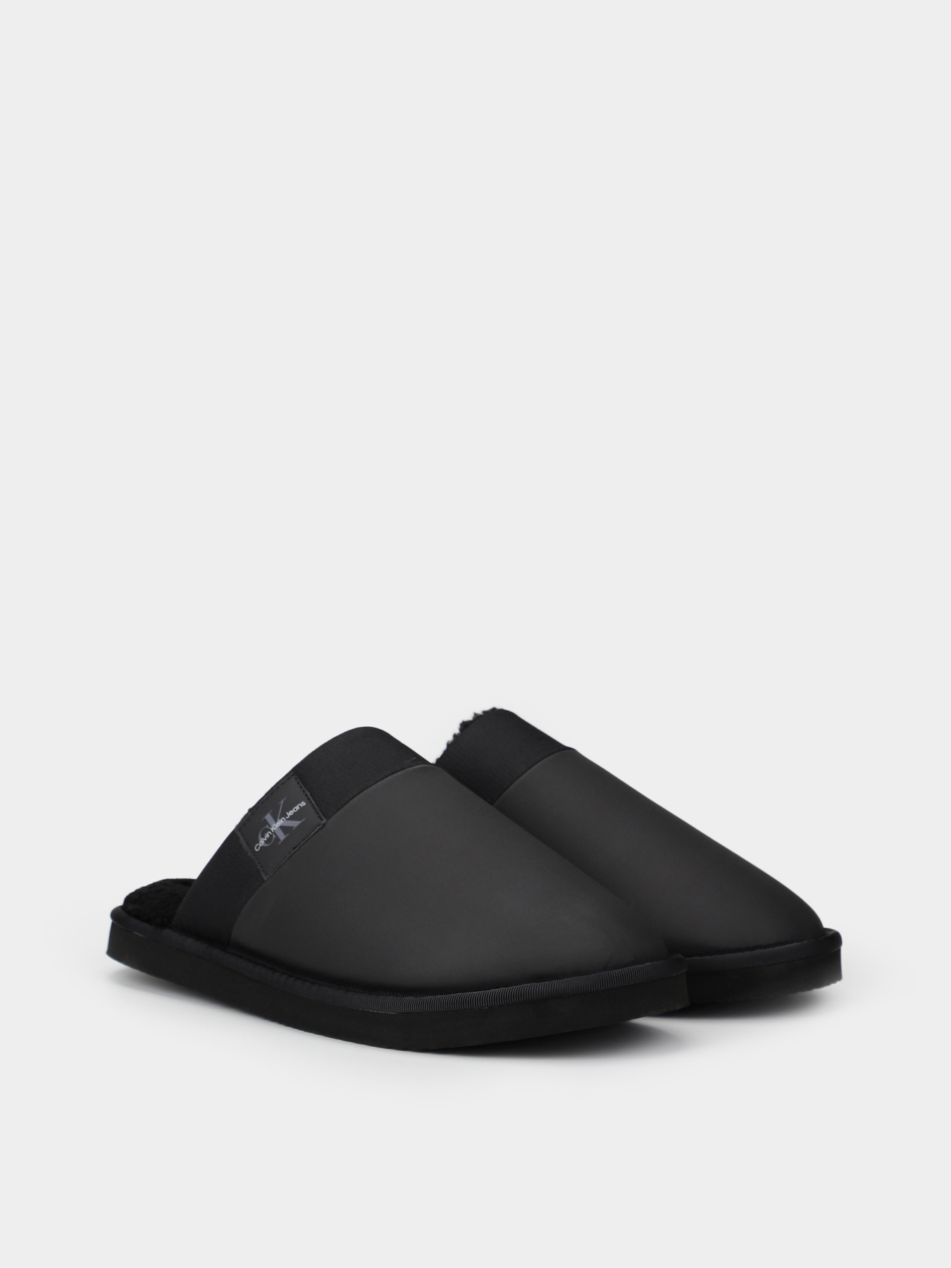 Капці Calvin Klein Faux Leather Mule Slippers модель YM0YM00758-00T Фото