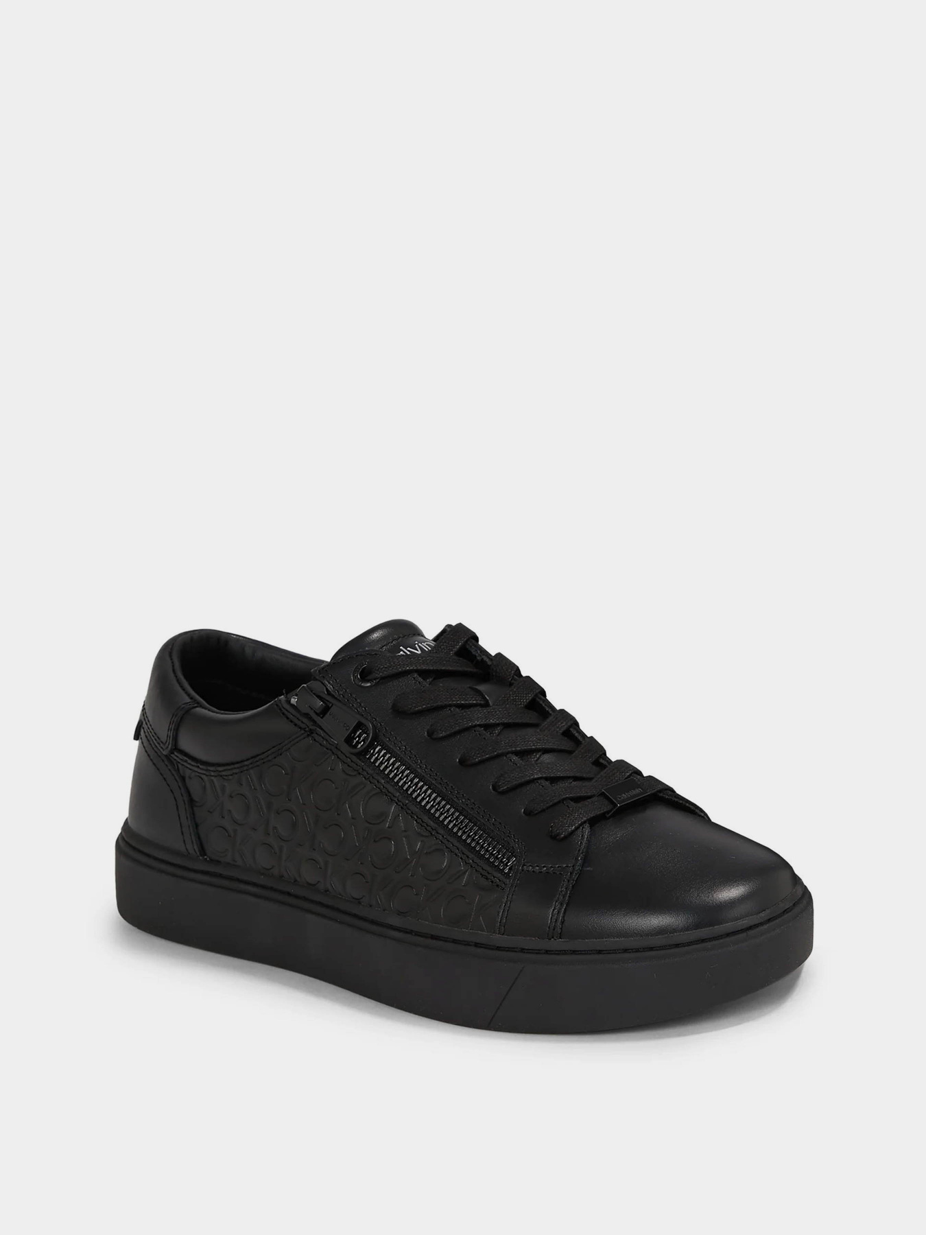 Кеды Calvin Klein Low Top Lace Up W/Zip Mono модель HM0HM01188-0GL Фото