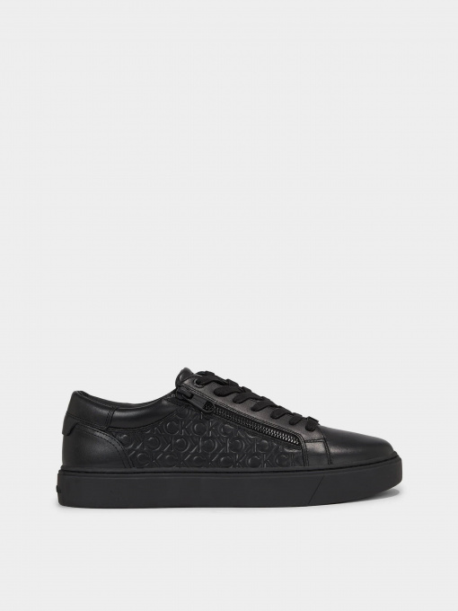 Кеды Calvin Klein Low Top Lace Up W/Zip Mono модель HM0HM01188-0GL Фото
