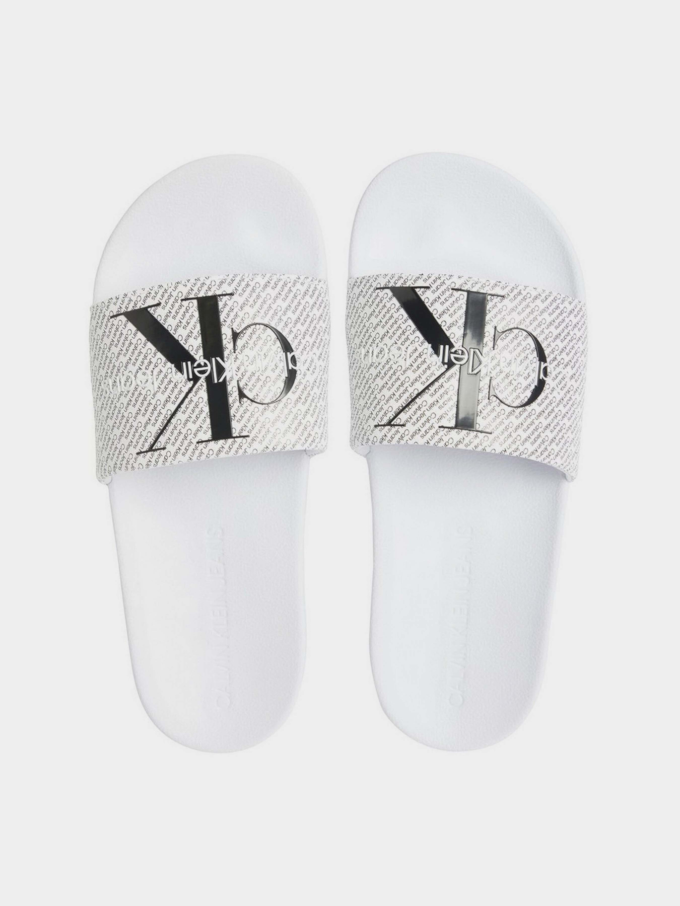 Шльопанці Calvin Klein Slide Aop модель YM0YM00955-01W Фото