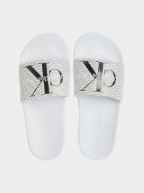 Шльопанці Calvin Klein Slide Aop модель YM0YM00955-01W Фото
