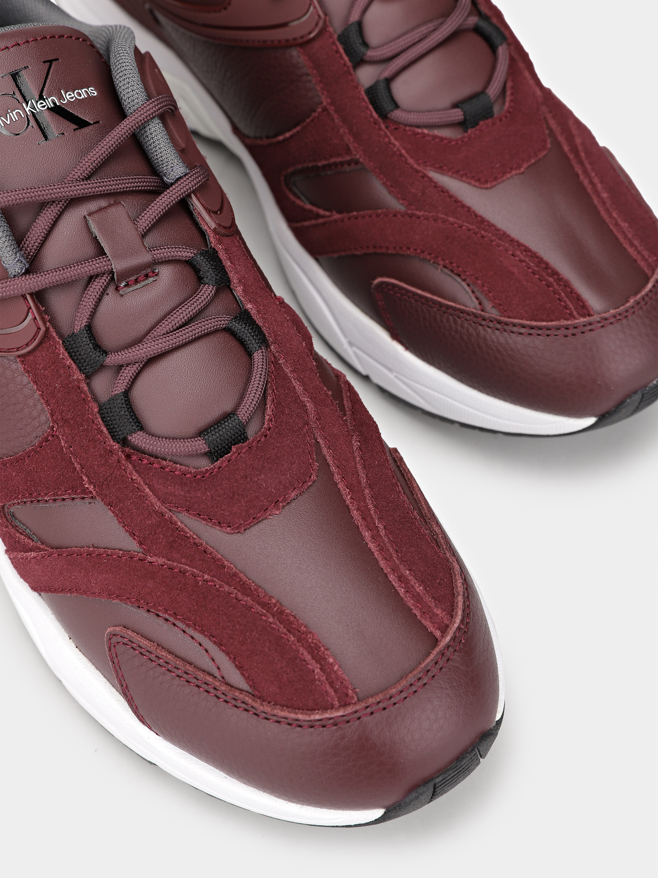 Кроссовки Calvin Klein Leather Trainers модель YM0YM01103-0KX Кроссовки Calvin Klein Leather Trainers модель YM0YM01103-0KX Фото