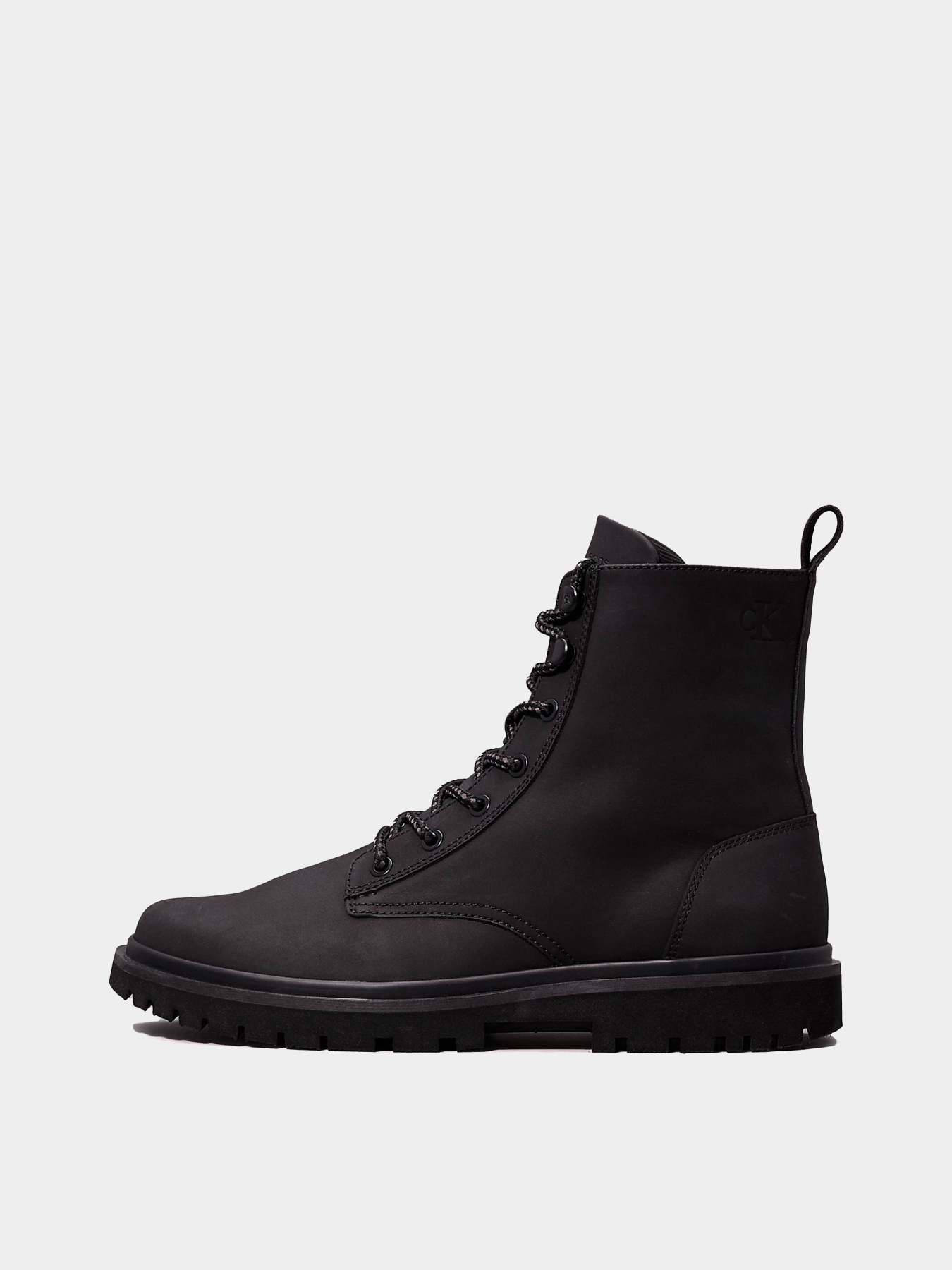 Черевики та чоботи Calvin Klein Eva Boot Mid Laceup Rebellious модель YM0YM01071-0GJ Фото