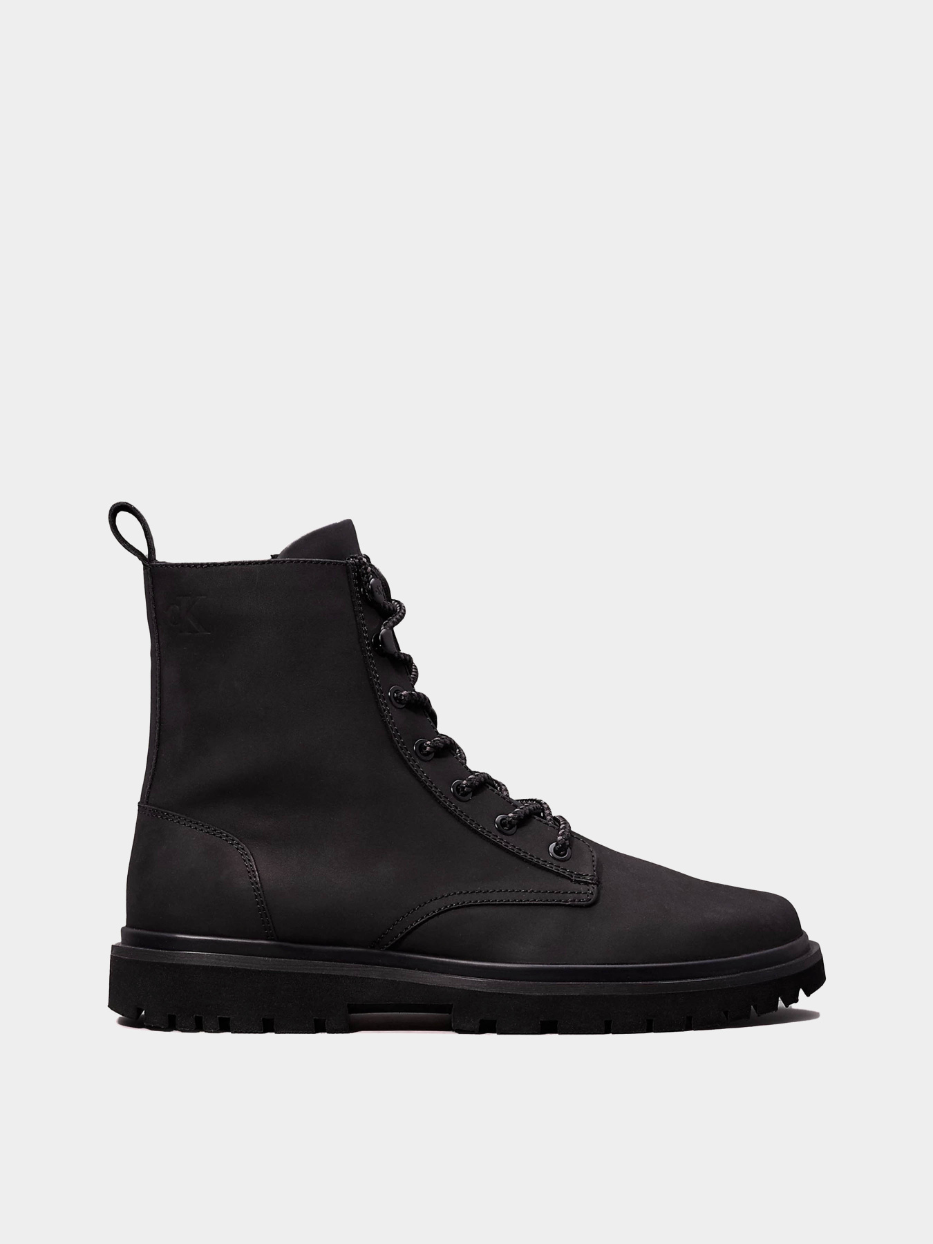 Черевики та чоботи Calvin Klein Eva Boot Mid Laceup Rebellious модель YM0YM01071-0GJ Фото