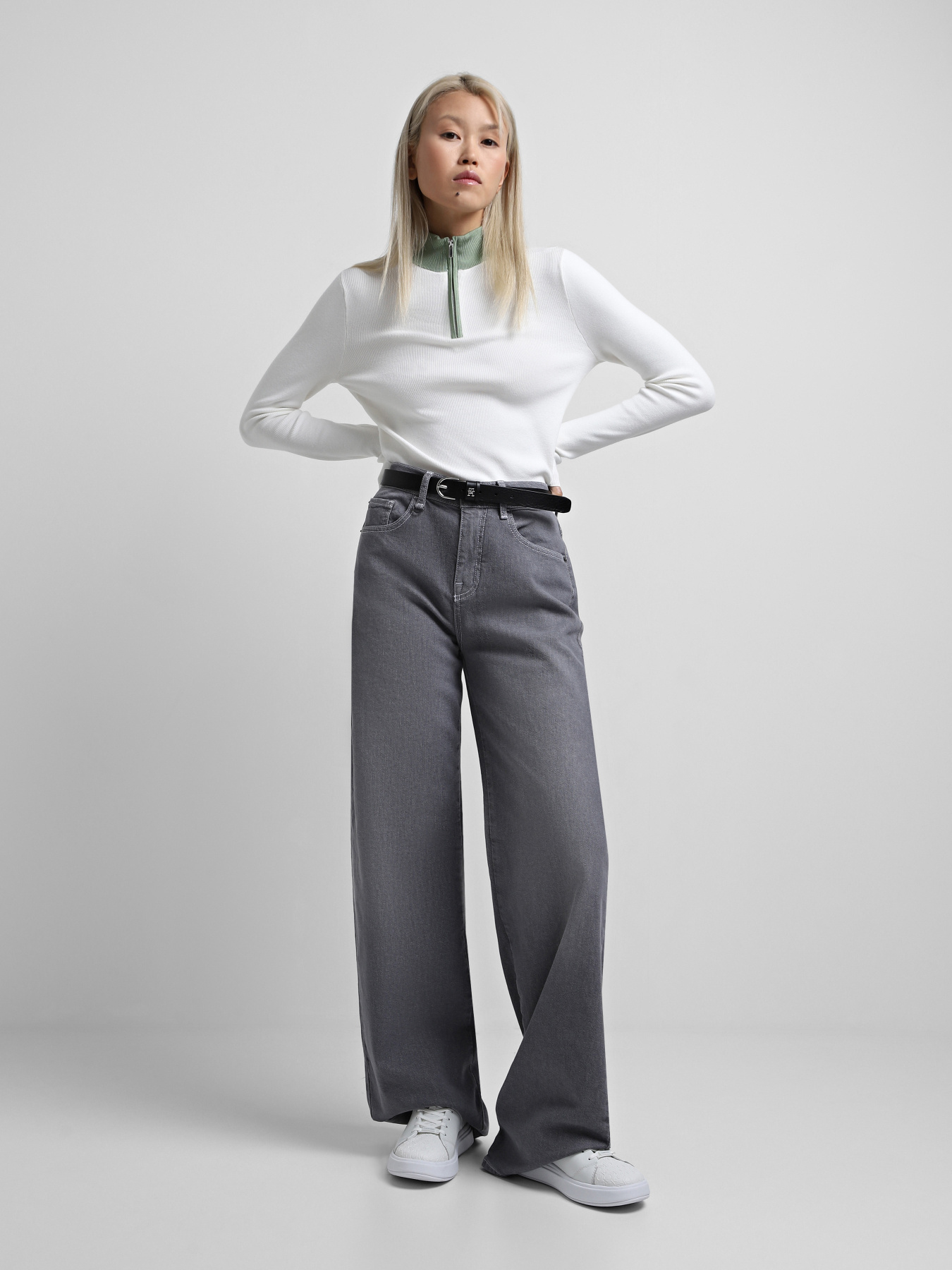 Кросівки Calvin Klein Cupsole Lace Up Mono Mix модель HW0HW02218-YBR Кросівки Calvin Klein Cupsole Lace Up Mono Mix модель HW0HW02218-YBR Фото