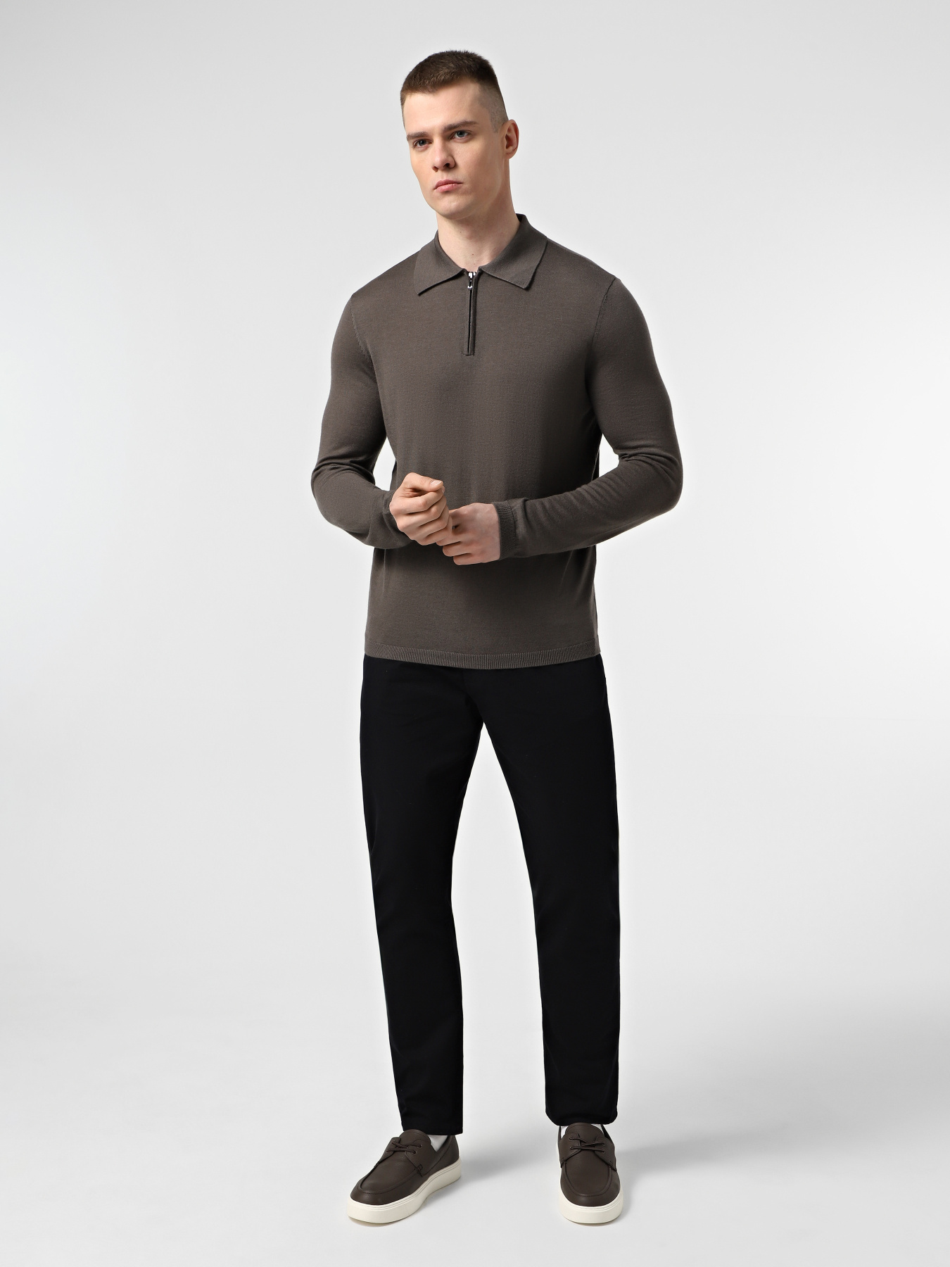 Сліпони та мокасини Calvin Klein модель HM0HM01812-GUH Сліпони та мокасини Calvin Klein модель HM0HM01812-GUH Фото