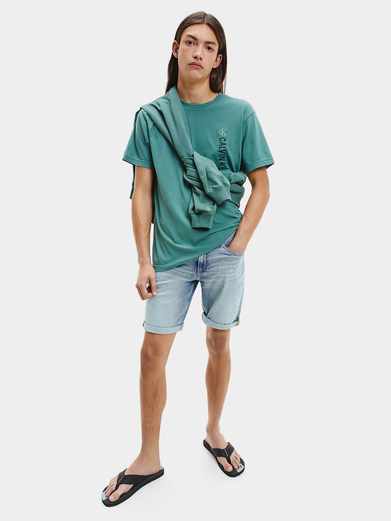 Шльопанці Calvin Klein модель YM0YM00072-BDS Фото