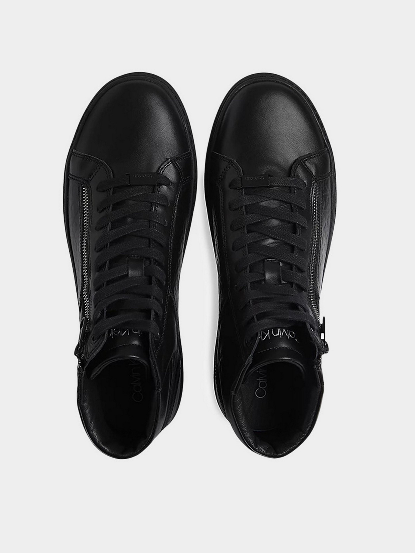 Полуботинки Calvin Klein High Top Lace Up W/Zip модель HM0HM00283-0GK Фото