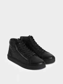 Полуботинки Calvin Klein High Top Lace Up W/Zip модель HM0HM00283-0GK Фото