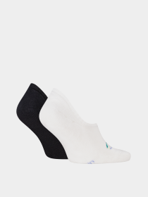 Носки и гольфы Calvin Klein FOOTIE HIGH CUT 2P MONOGR модель 701228809014 Фото