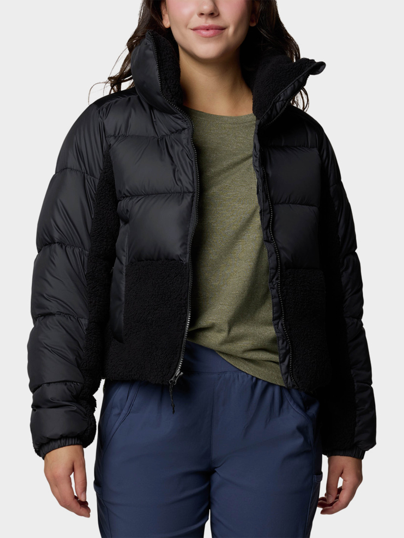 Куртки и дубленки Columbia LEADBETTER POINT II SHERPA HYB модель 2085601-010 Фото