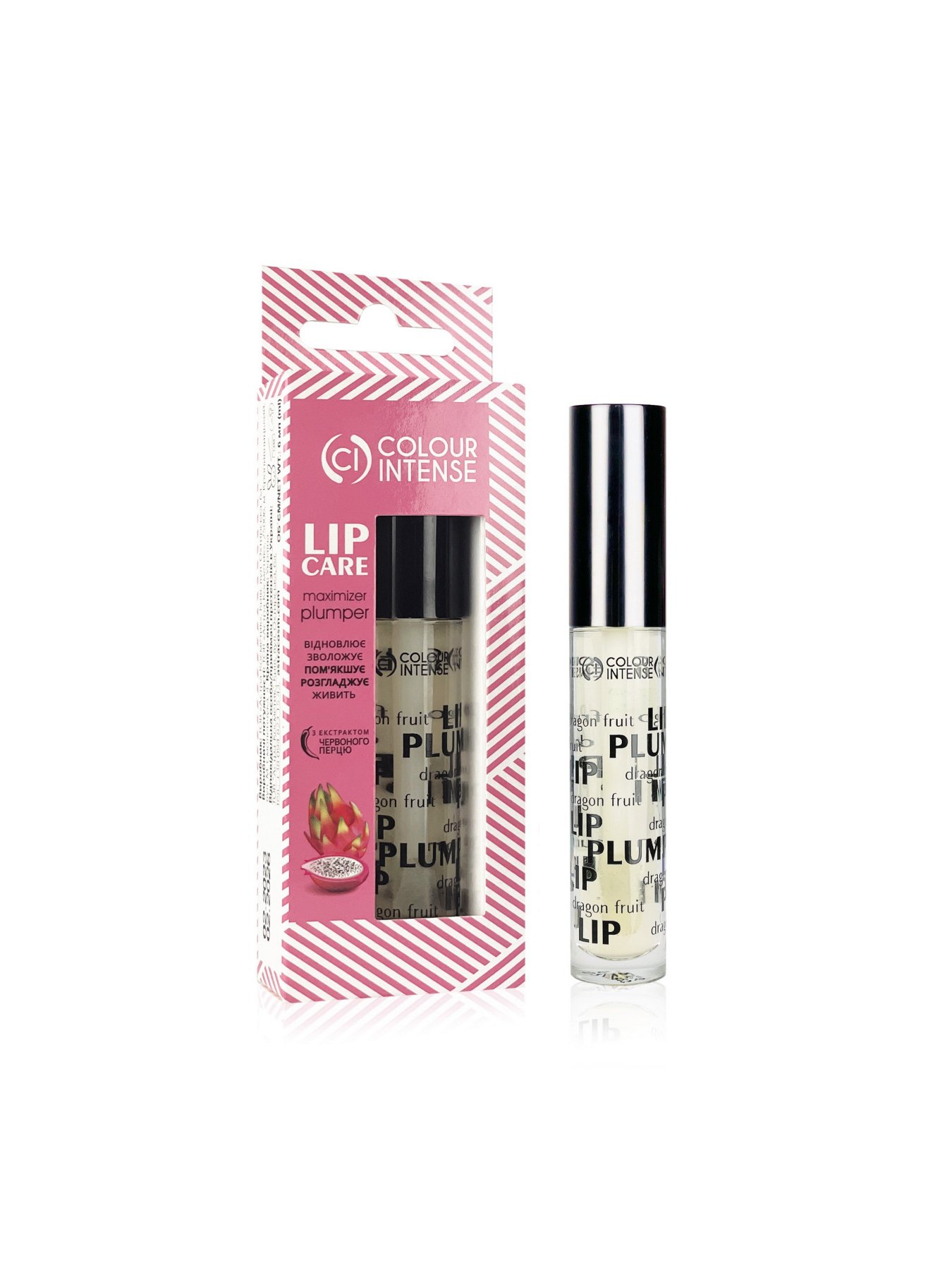 Блиск для губ Dragon Fruit Maximizer Plumper Colour Intense модель 4823083016326 Фото