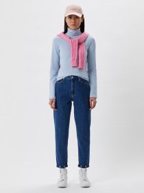 Свитры и кардиганы Calvin Klein Jeans Micro Branding Ls Roll Neck модель J20J216784_C1U Фото