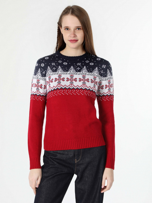 Свитры и кардиганы Colin’s модель CL1061493RED Фото