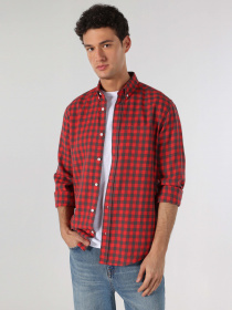 Сорочки Colin’s модель CL1061786RED Фото