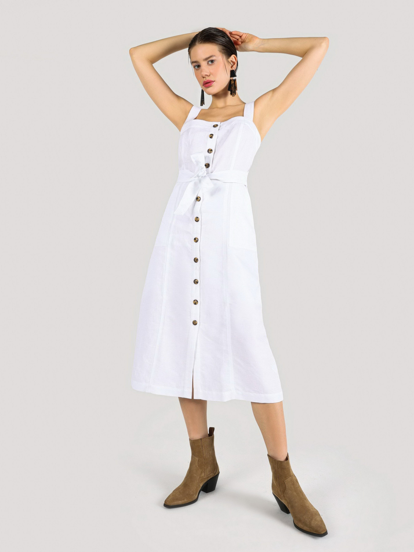 Платья Colin’s модель CL1063961WHT Платья Colin’s модель CL1063961WHT Фото