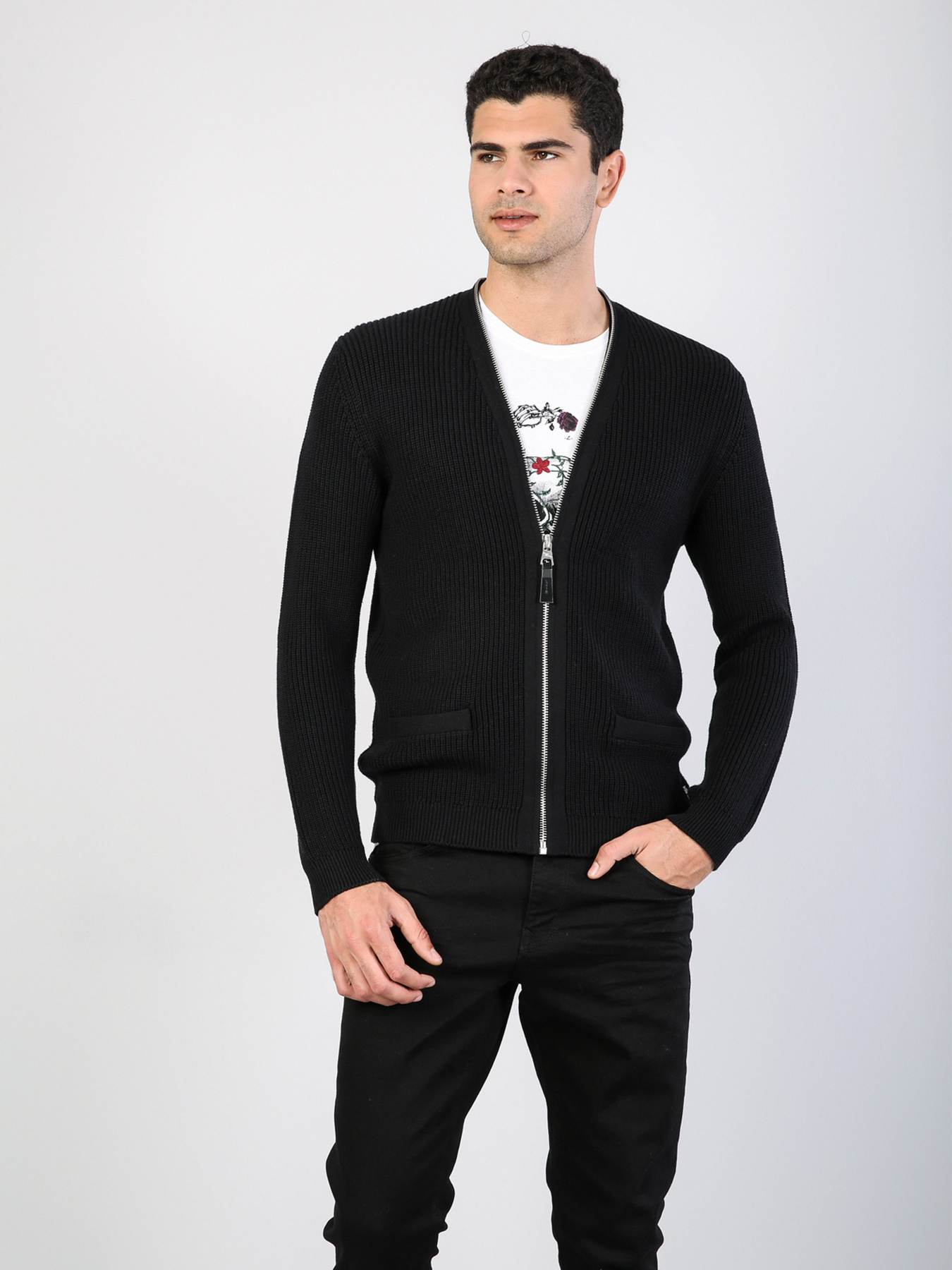 Свитры и кардиганы Colin’s модель CL1035132BLK Фото