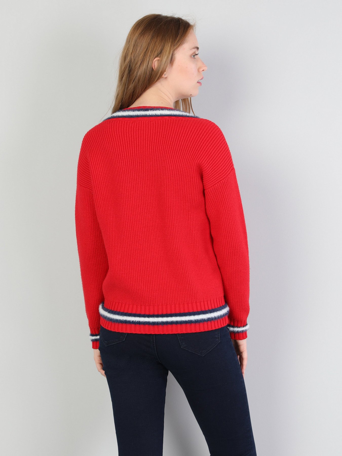 Светри та кардигани Colin’s модель CL1045616RED Светри та кардигани Colin’s модель CL1045616RED Фото