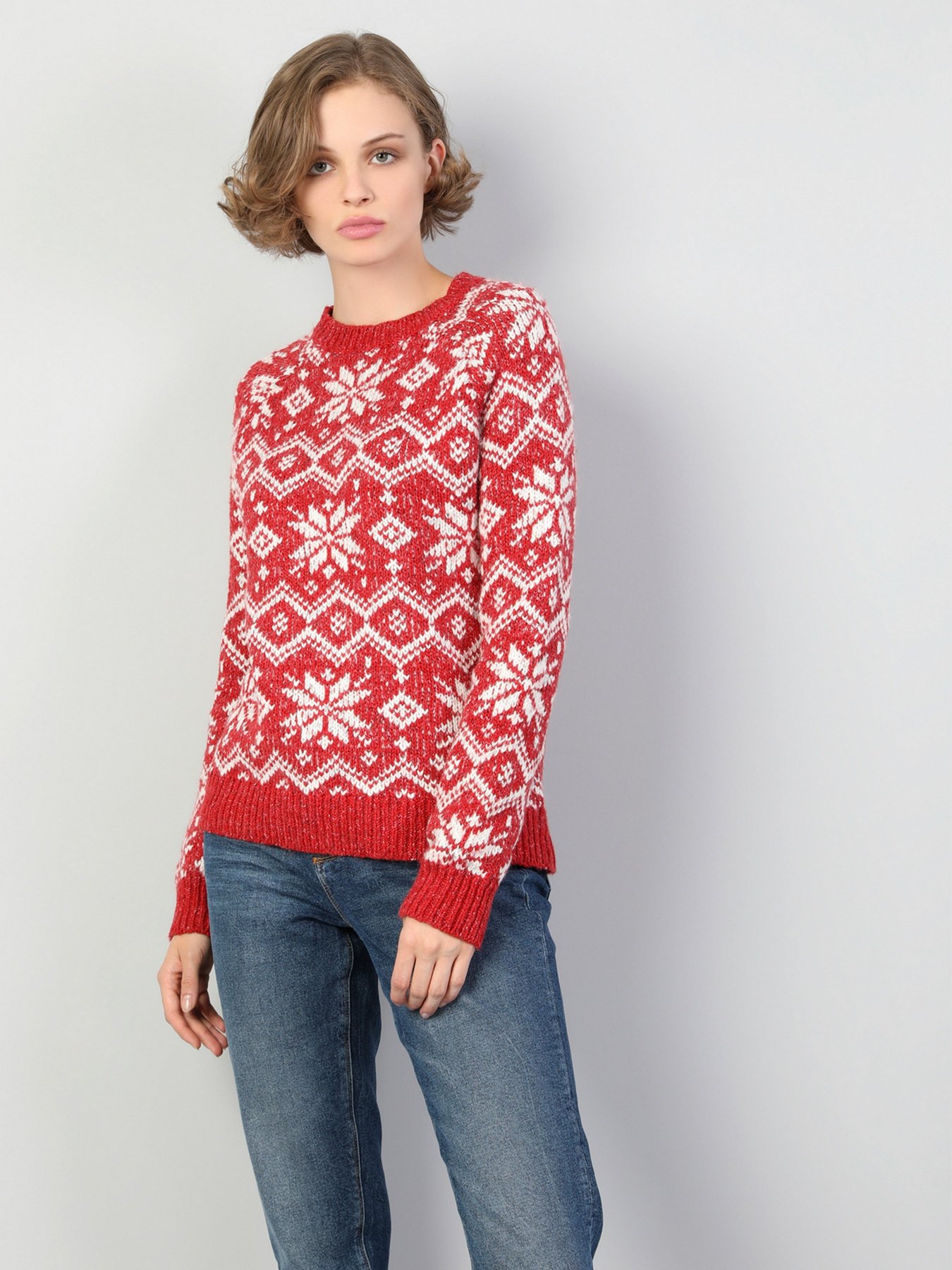 Свитры и кардиганы Colin’s модель CL1046048RED Свитры и кардиганы Colin’s модель CL1046048RED Фото