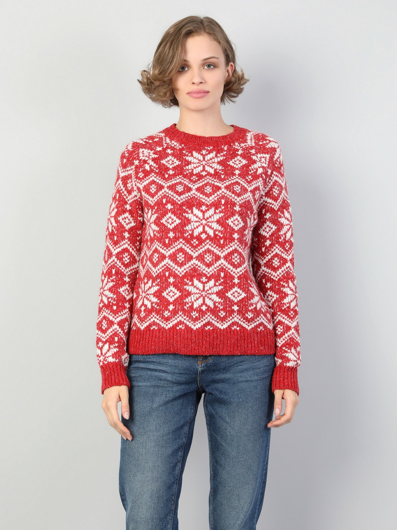 Свитры и кардиганы Colin’s модель CL1046048RED Свитры и кардиганы Colin’s модель CL1046048RED Фото