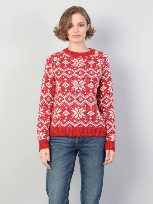 Свитры и кардиганы Colin’s модель CL1046048RED Фото